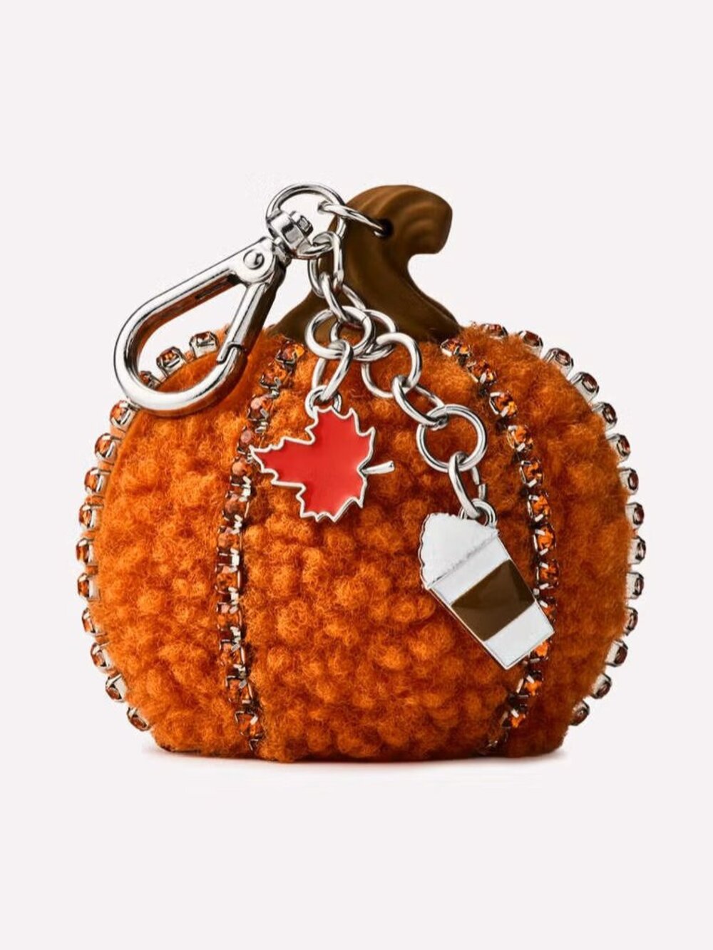 Bath and Body Works Pumpkin Pocket Bac Holder w/ Hand Sanitizer 'NWT